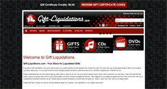 Desktop Screenshot of gift-liquidations.com